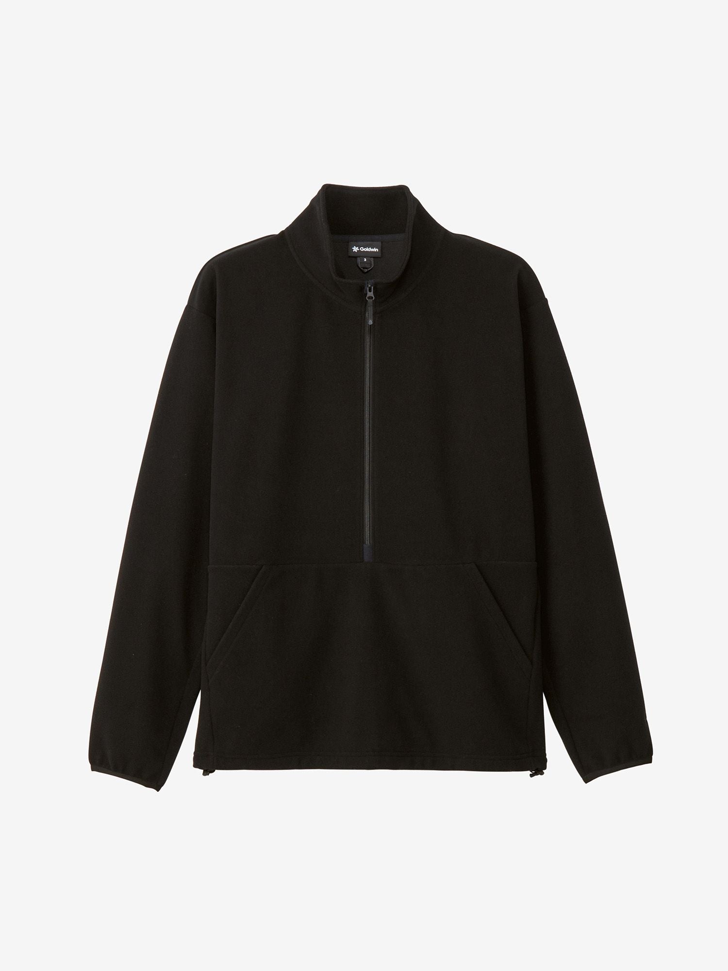 Polartec Power Stretch Half Zip Pullover (Unisex) - Black