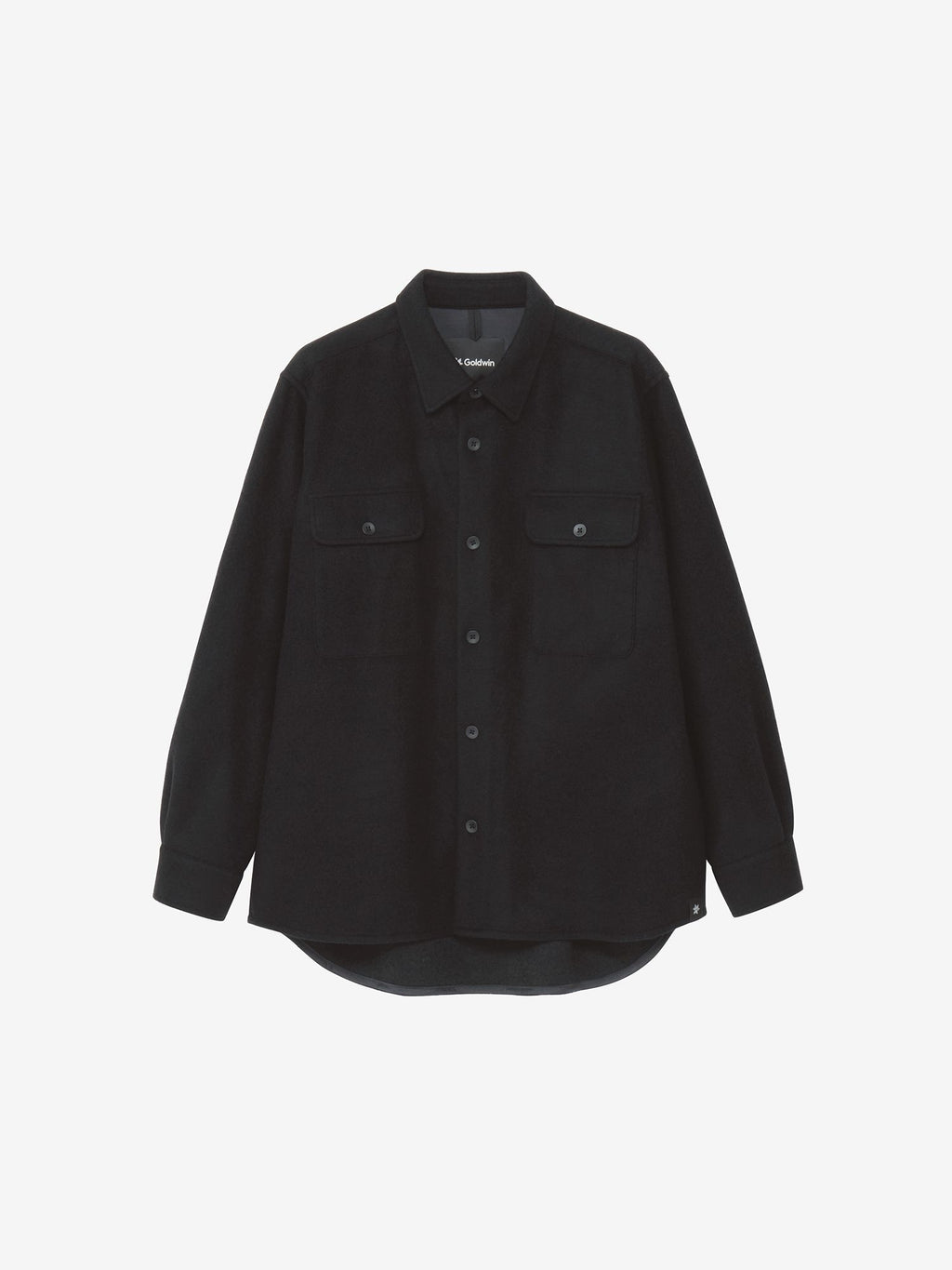 Wool Jersey Coptis Shirt (Unisex) - Black