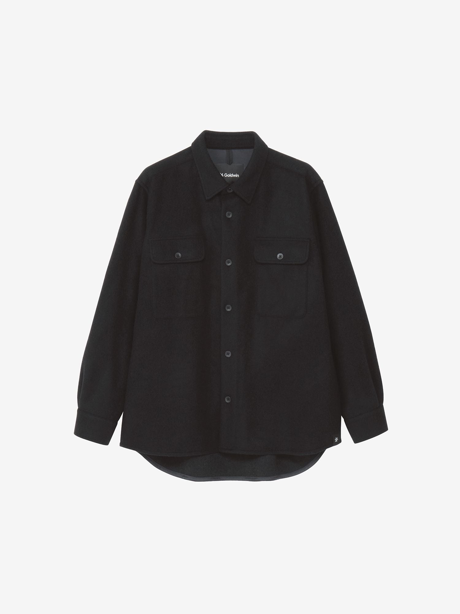 Wool Jersey Coptis Shirt (Unisex) - Black