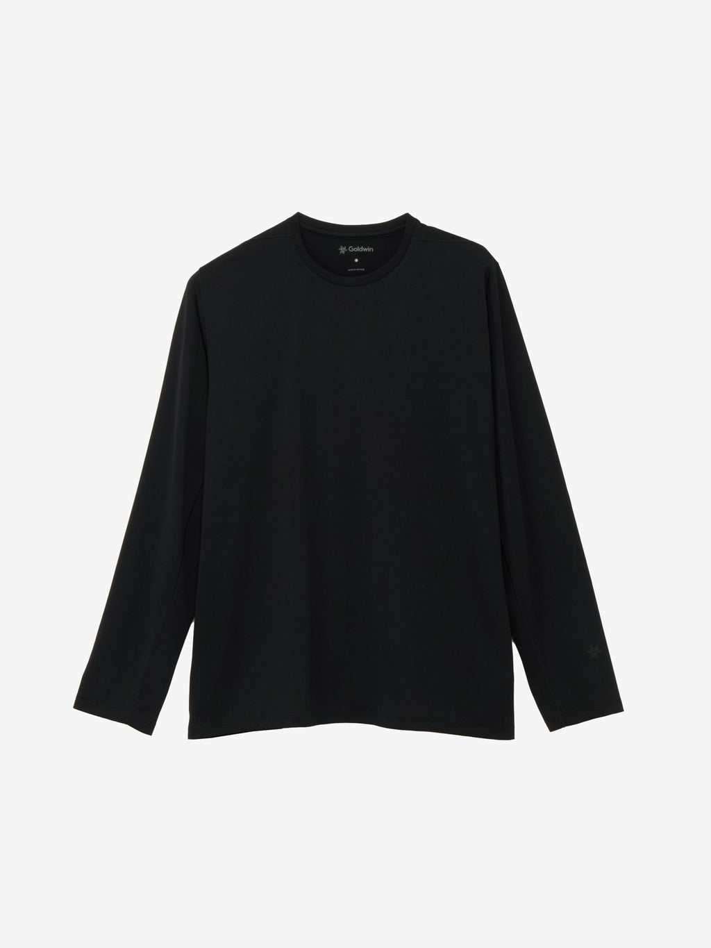 Waffle Dry Long Sleeve T-Shirt (Unisex) - Black