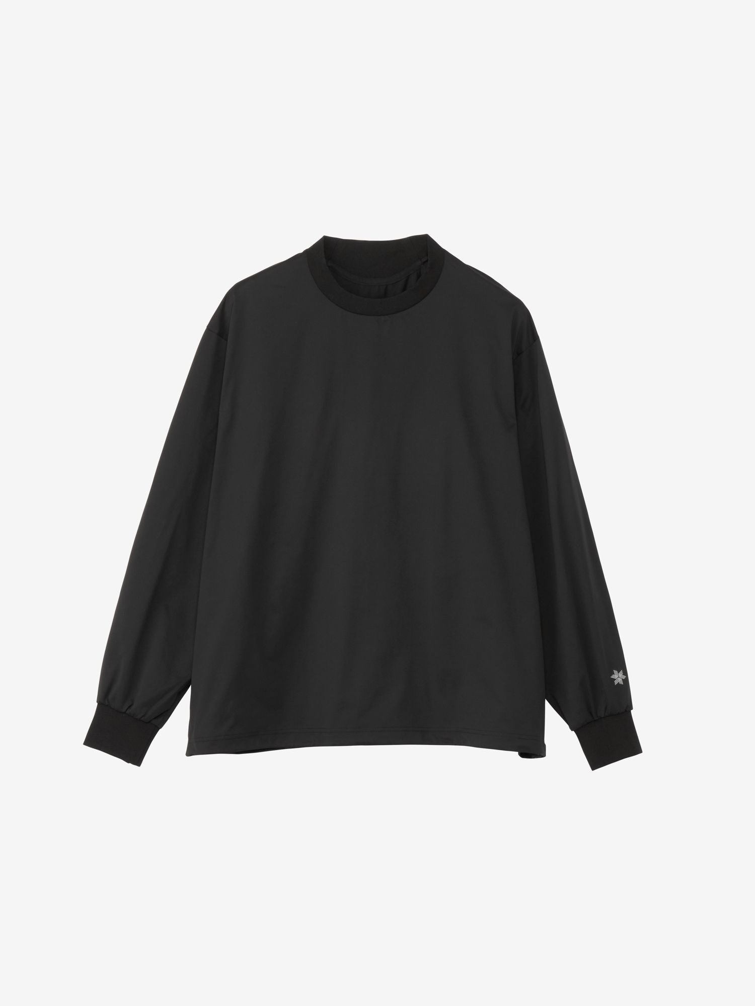 High Gauge Shearing Long Sleeve T-Shirt (Unisex) - Black
