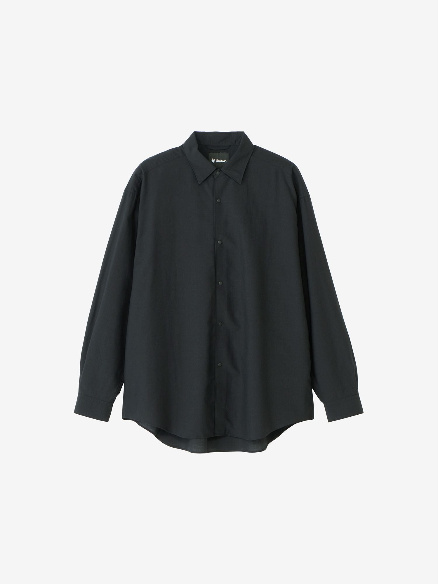 Gauzy Boil Relaxed Shirt (Unisex) - Black