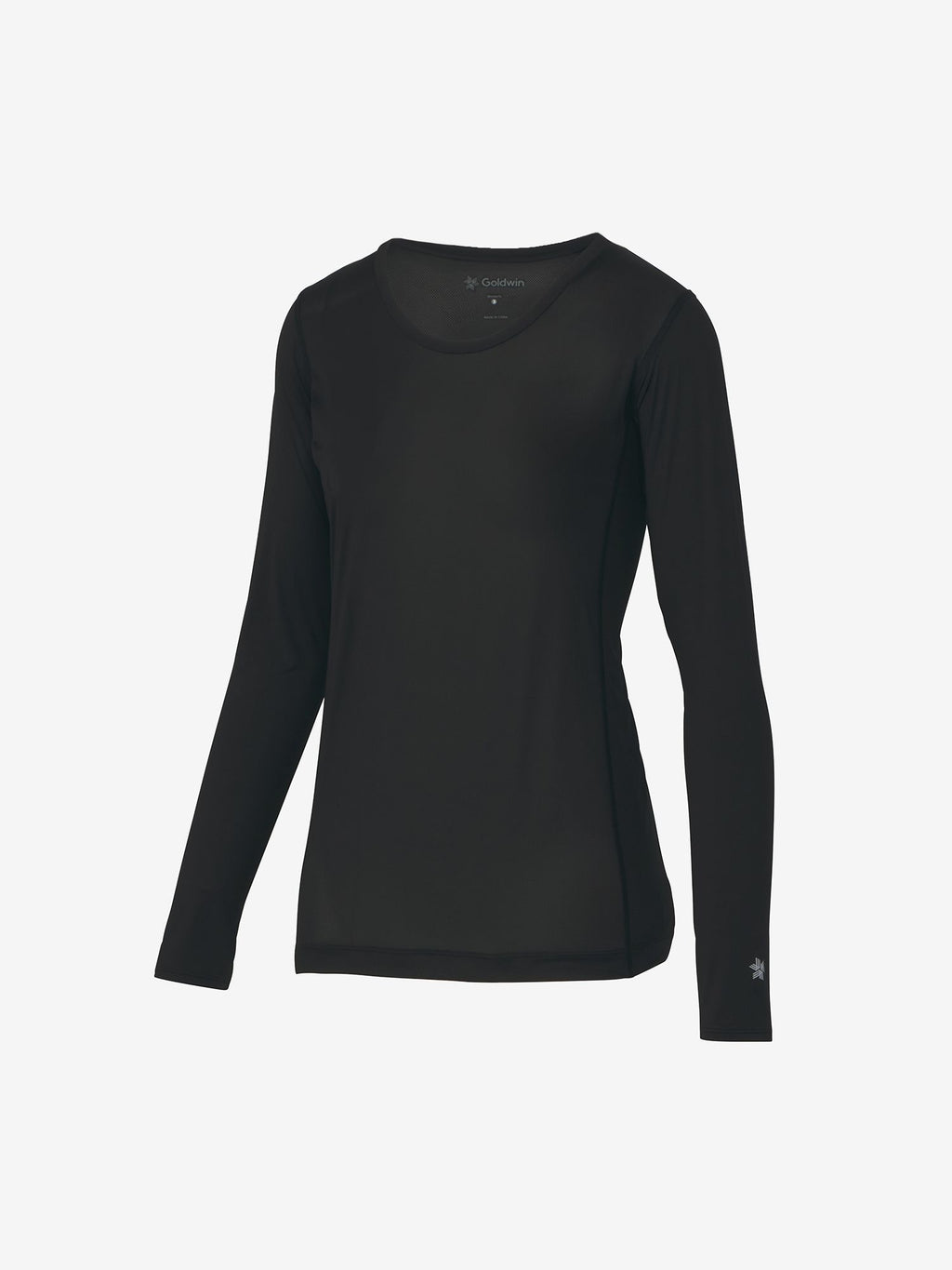 Cooling Round Neck Long Sleeve (C3fit / Women's) - Black