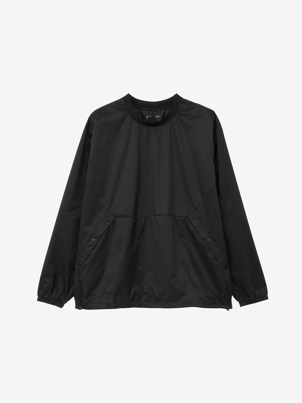 Pertex Equilibrium Shirring Wind Pullover (Unisex) - Black