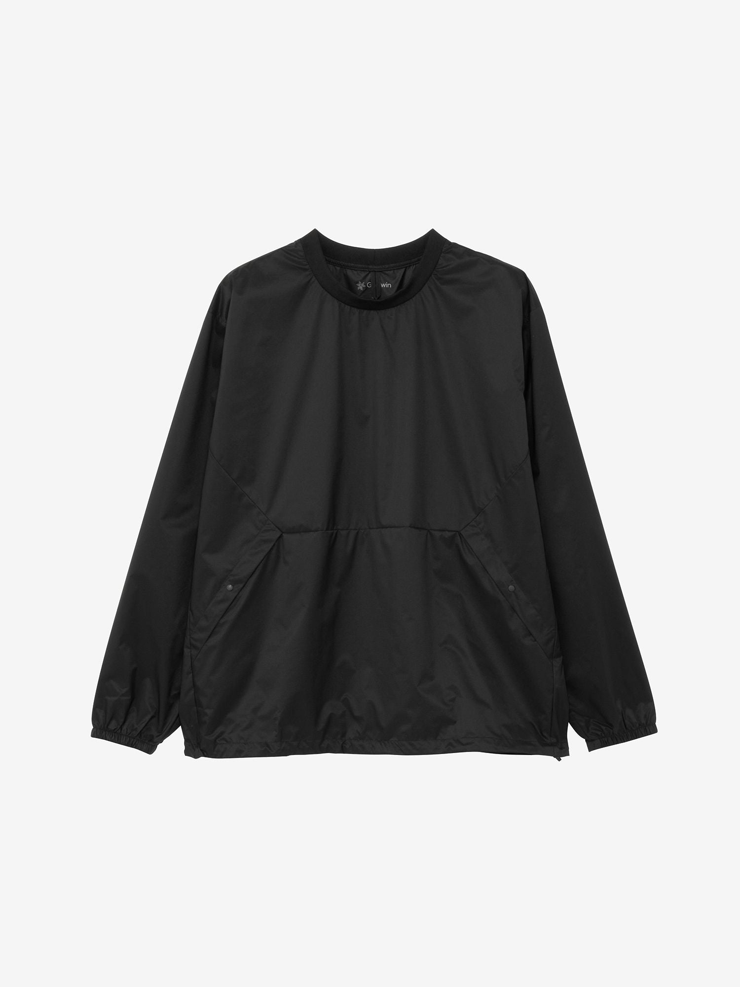 Pertex Equilibrium Shirring Wind Pullover (Unisex) - Black