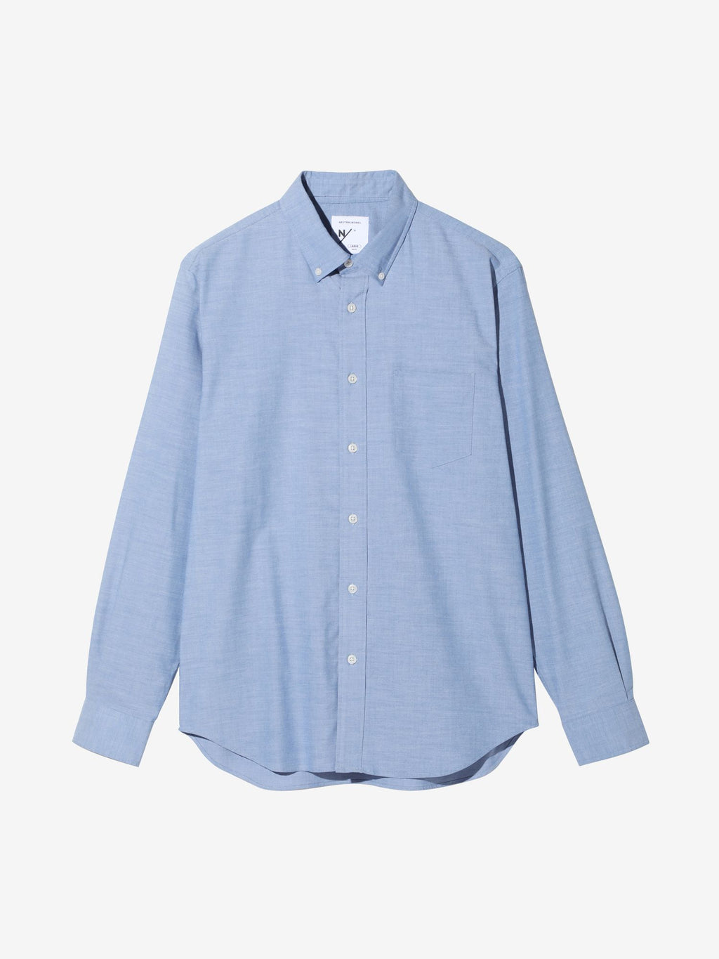 MXP Long Sleeve Standard Oxford Button Down Shirt (Unisex) - Blue