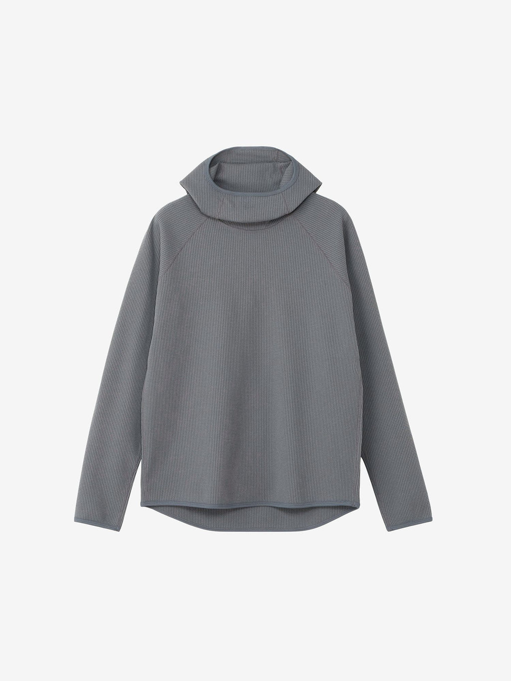 Waffle Light Long Sleeve Hoodie (Unisex) - Ivory