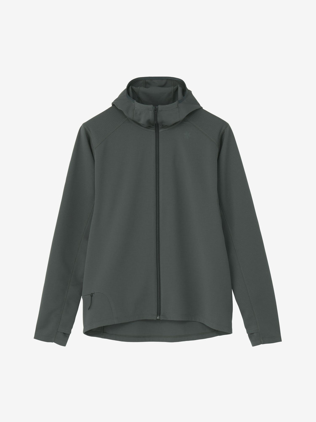 Dual Layered Long Sleeve Hoodie (Unisex) - Cloud Gray