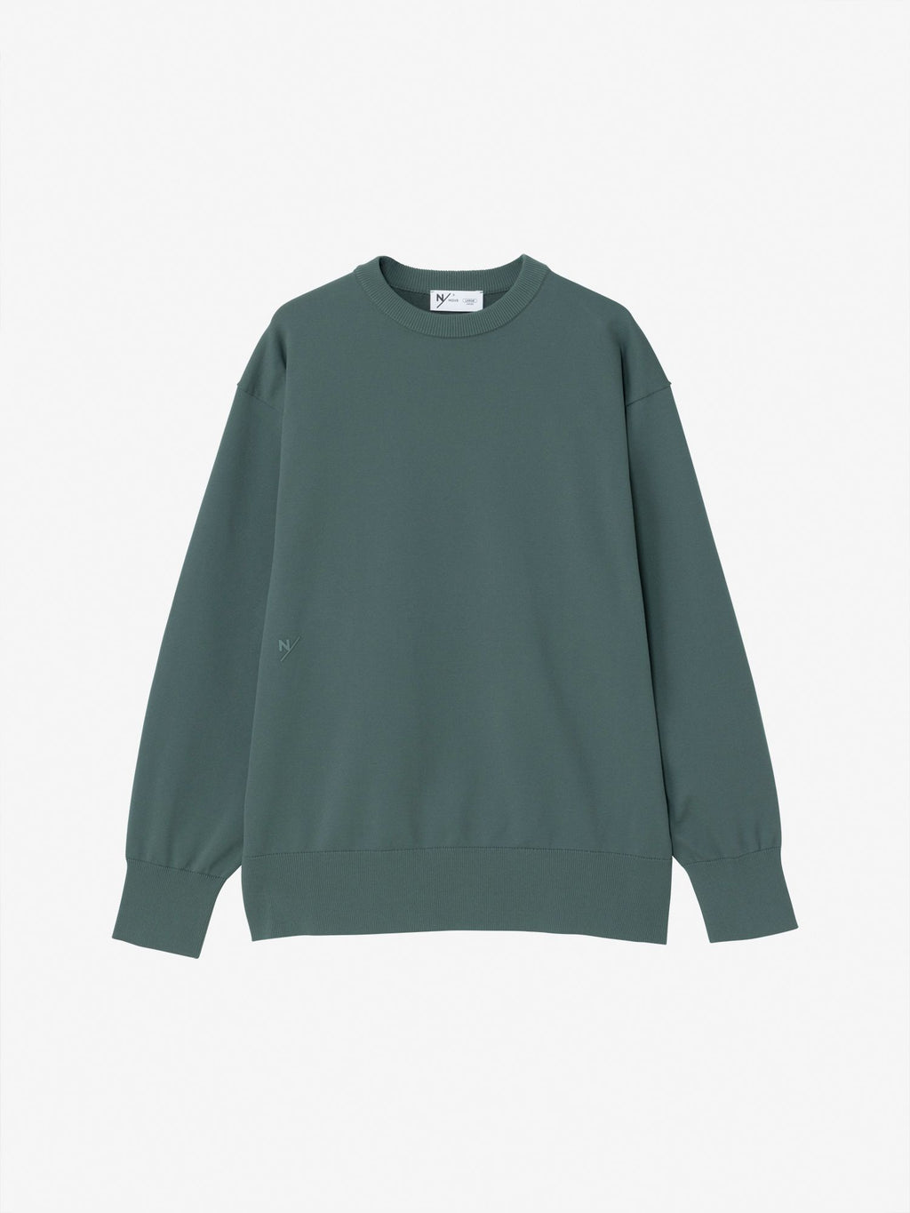 With/Knit Long Sleeve Crew (Unisex) - Black