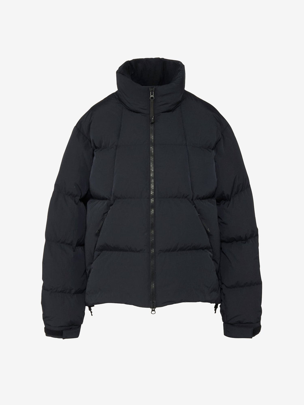 Dope Dyed Ripple Nylon Down Jacket (Ladies) - Dark Navy