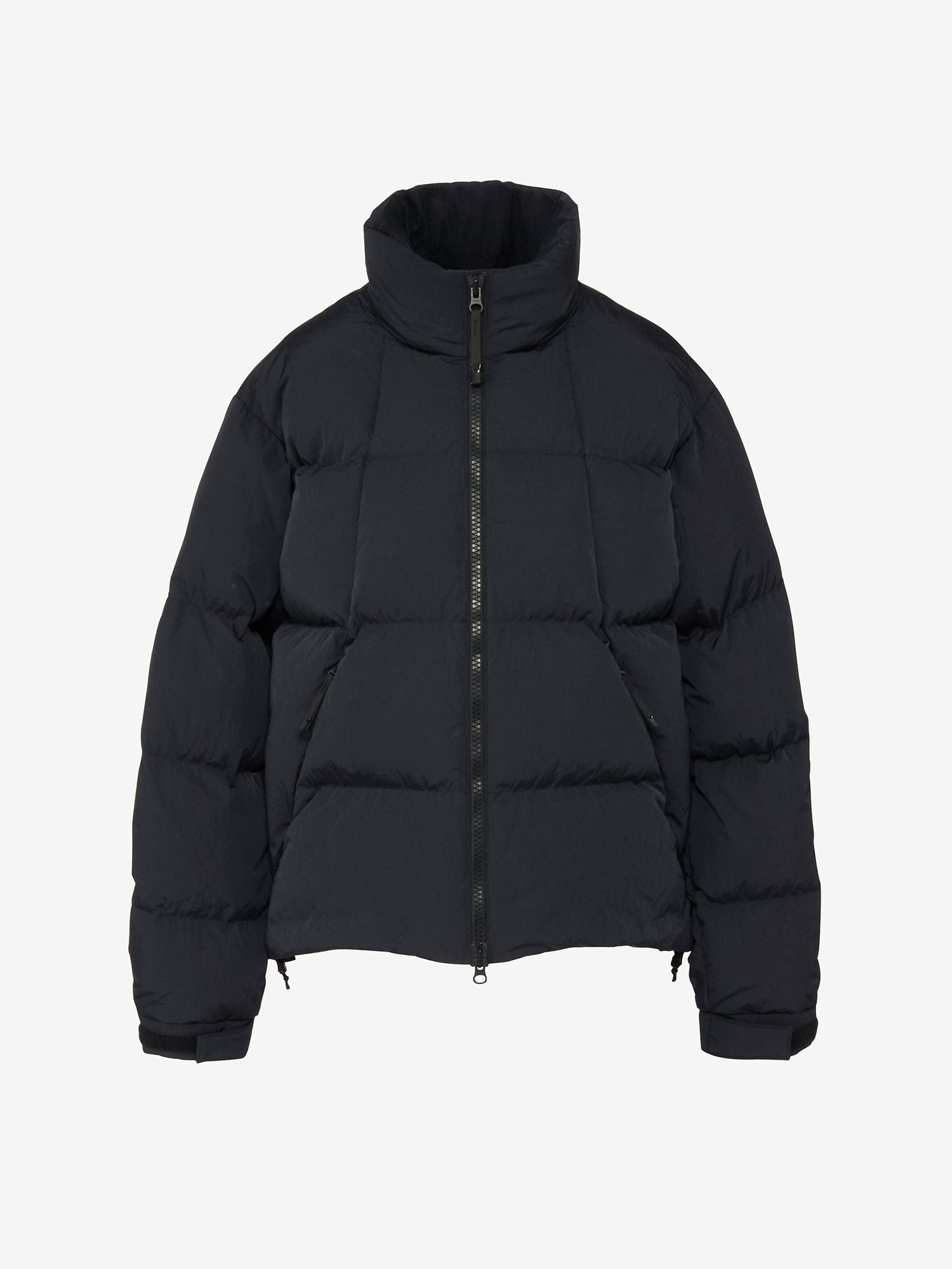 Dope Dyed Ripple Nylon Down Jacket (Ladies) - Dark Navy