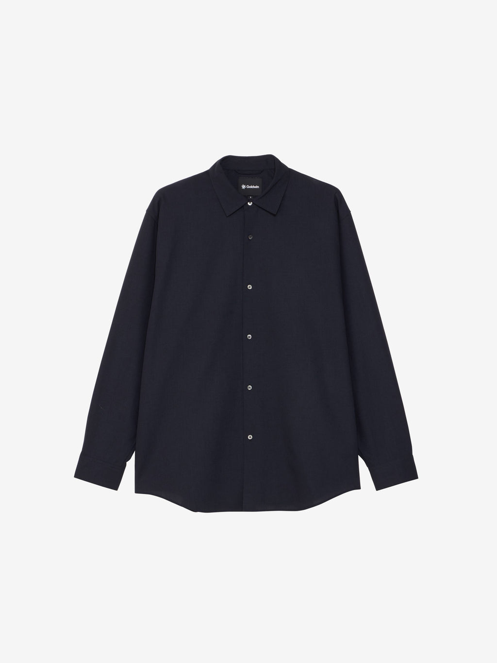 High Twist Wool Relaxed Shirt (Unisex) - Ebony Gray