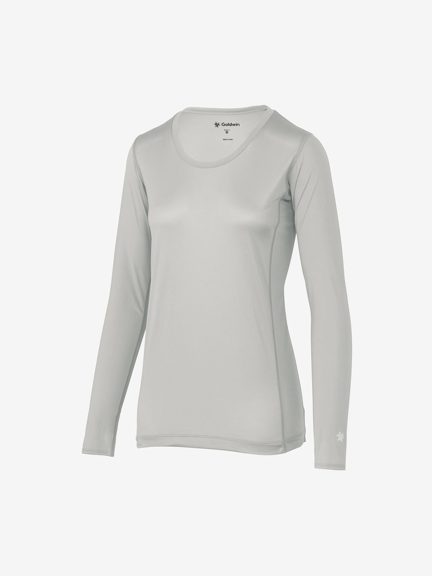 Cooling Round Neck Long Sleeve (C3fit / Women's) - White