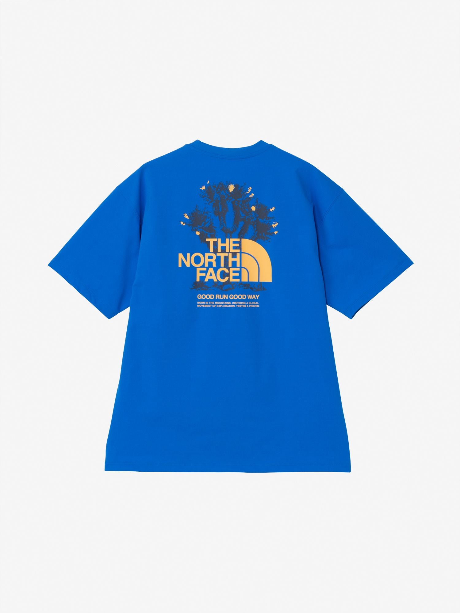 Short Sleeve Free Run ES Graphic Crew (Unisex) - Hero Blue