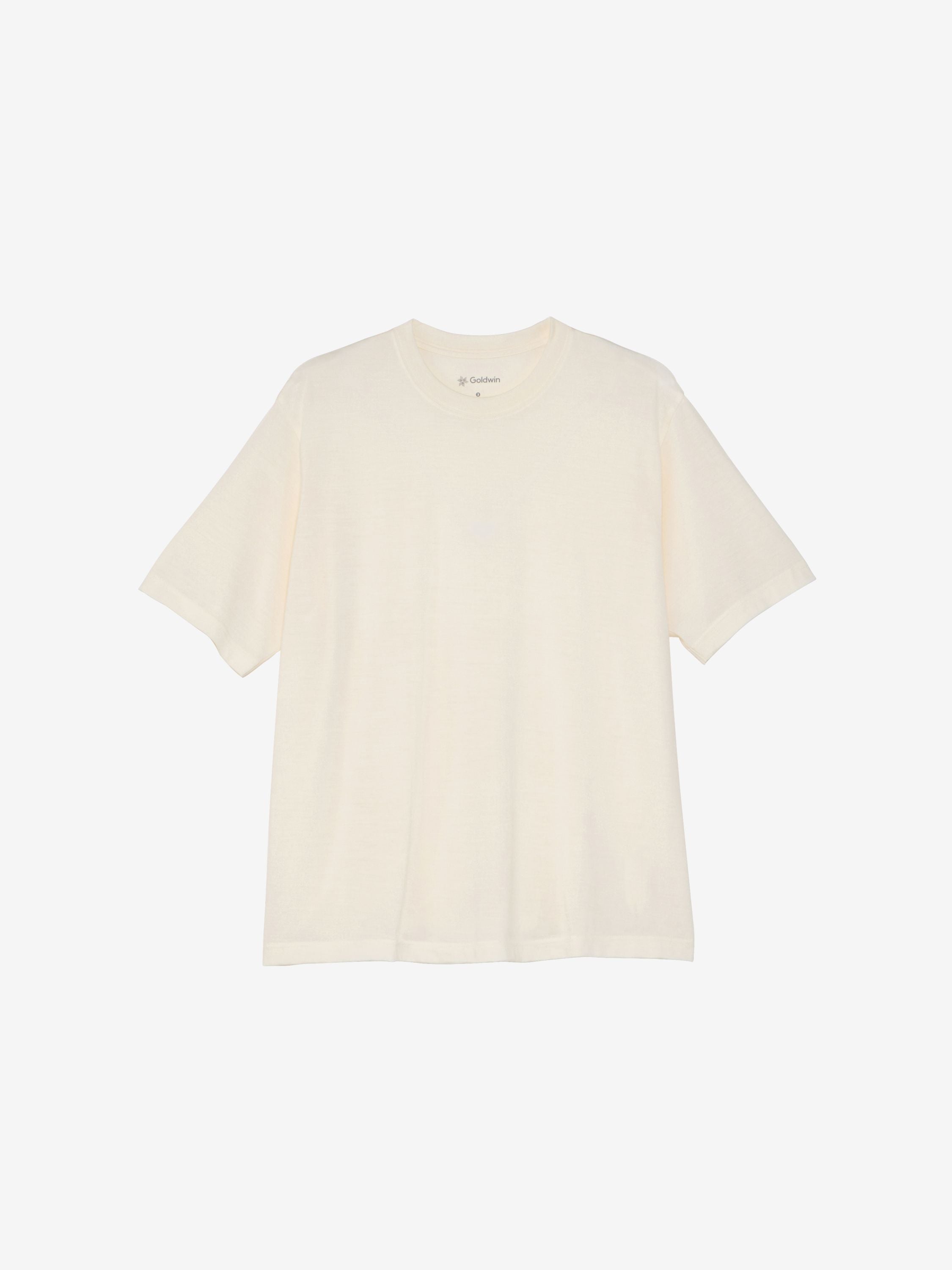 Wool Lyocell Jersey T-Shirt (Unisex) - Ivory