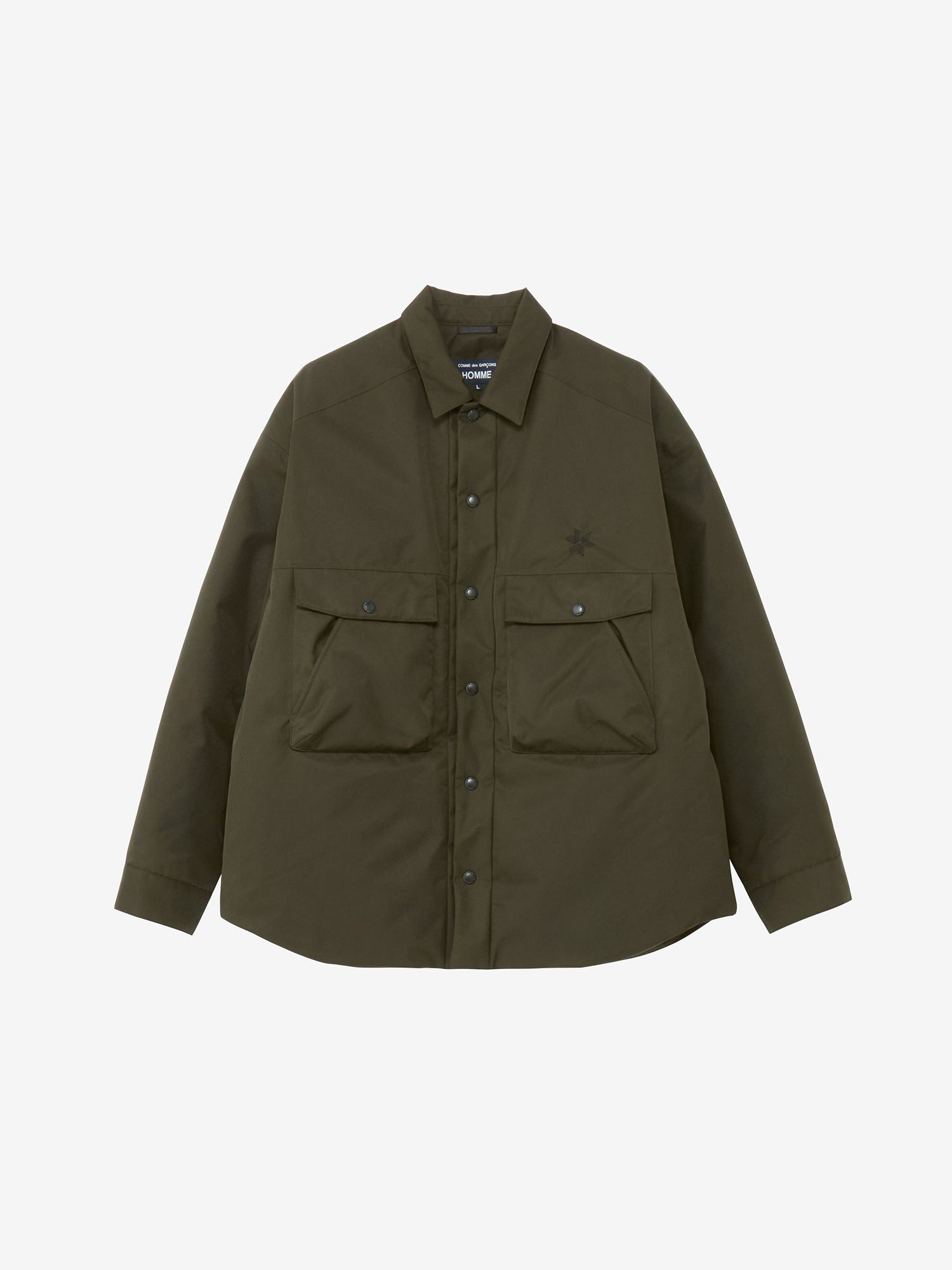 COMME des GARCONS HOMME x Goldwin Windstopper 3-Dimensional Down Shirt (Men's) - Khaki
