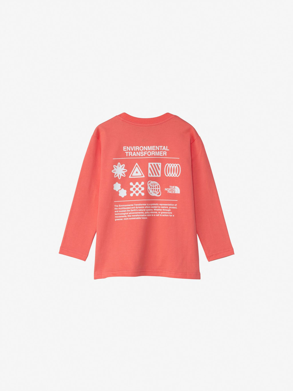 Toddler Long Sleeve Graphic Tee (Kids) - Living Coral