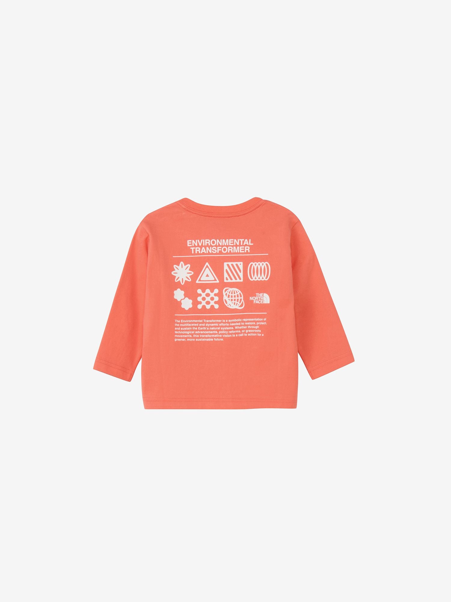 Long Sleeve Graphic Tee (Baby) - Living Coral