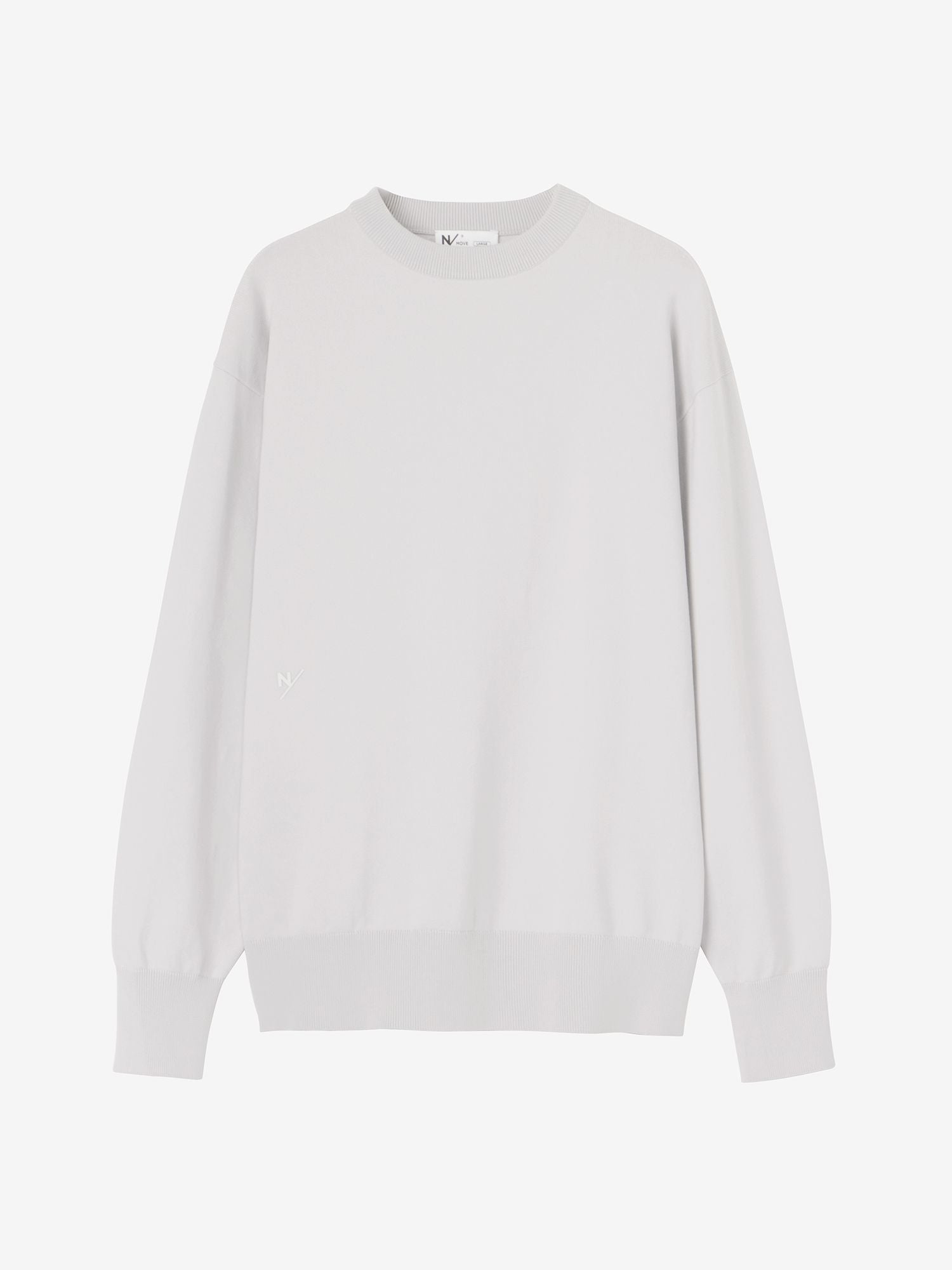 With/Knit Long Sleeve Crew (Unisex) - Arctic Ice