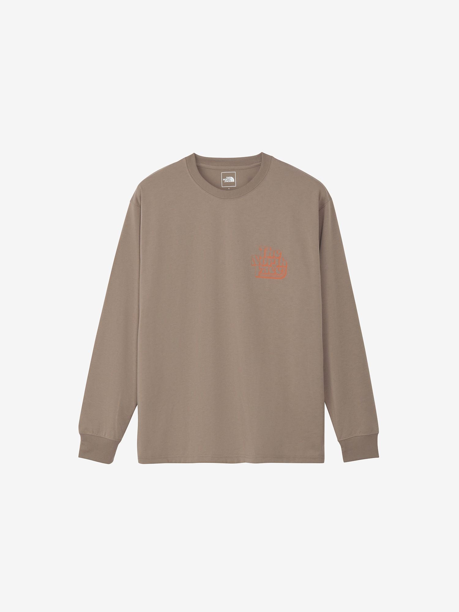 Long Sleeve Free Lang Graphic Crew (Unisex) - Mushroom