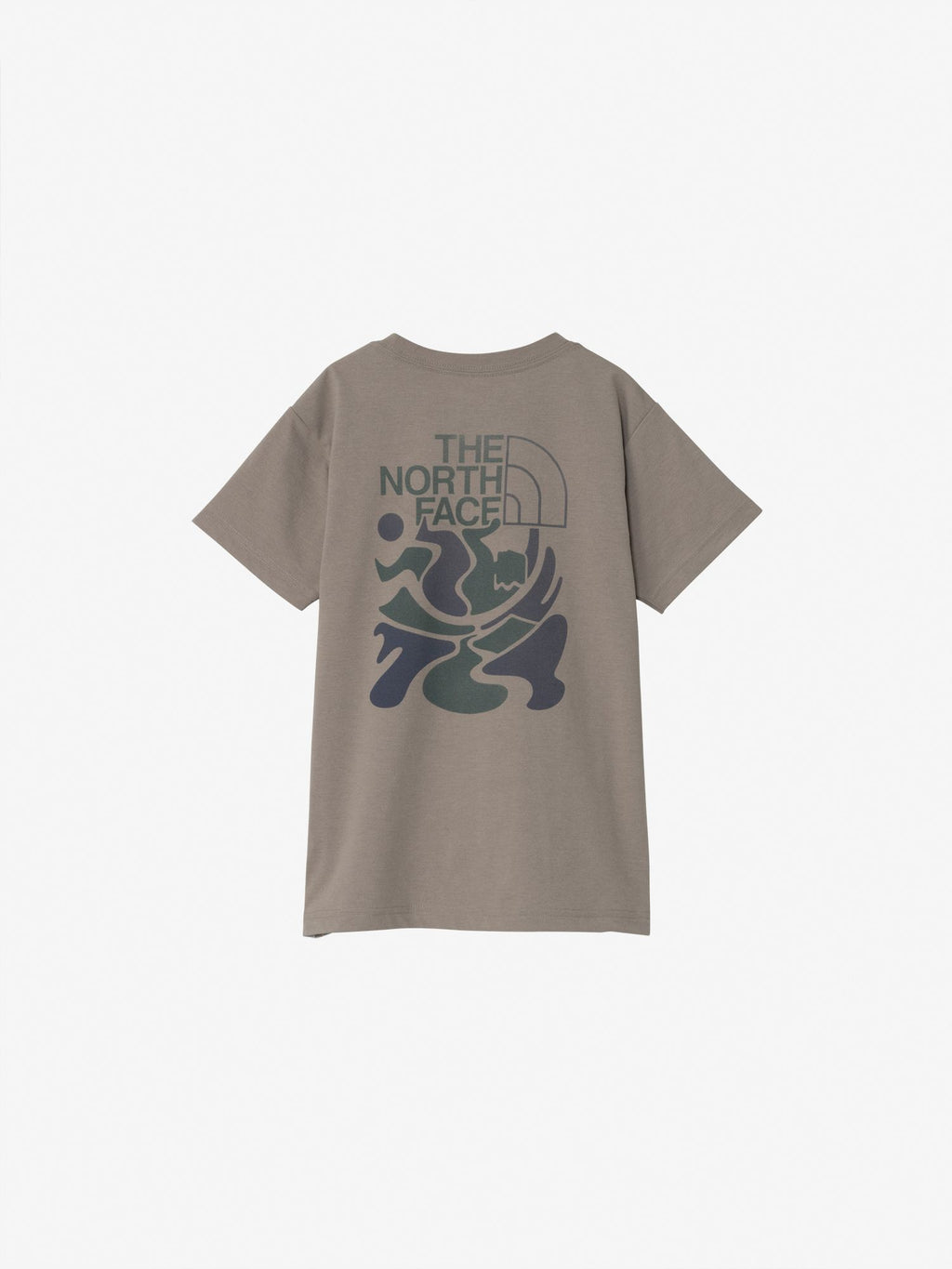 Short Sleeve ES Climbing Logo Tee (Kids) - Mushroom