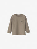 Toddler Long Sleeve Pocket Logo Tee (Kids) - Mushroom