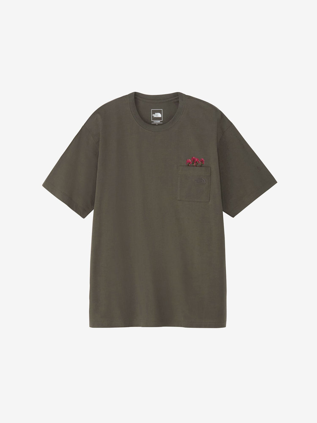 Short Sleeve Flash Dry Flower Logo Tee (Unisex) - New Taupe