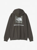 Forest Floor Logo Sweat Full Zip Hoodie (Unisex) - New Taupe