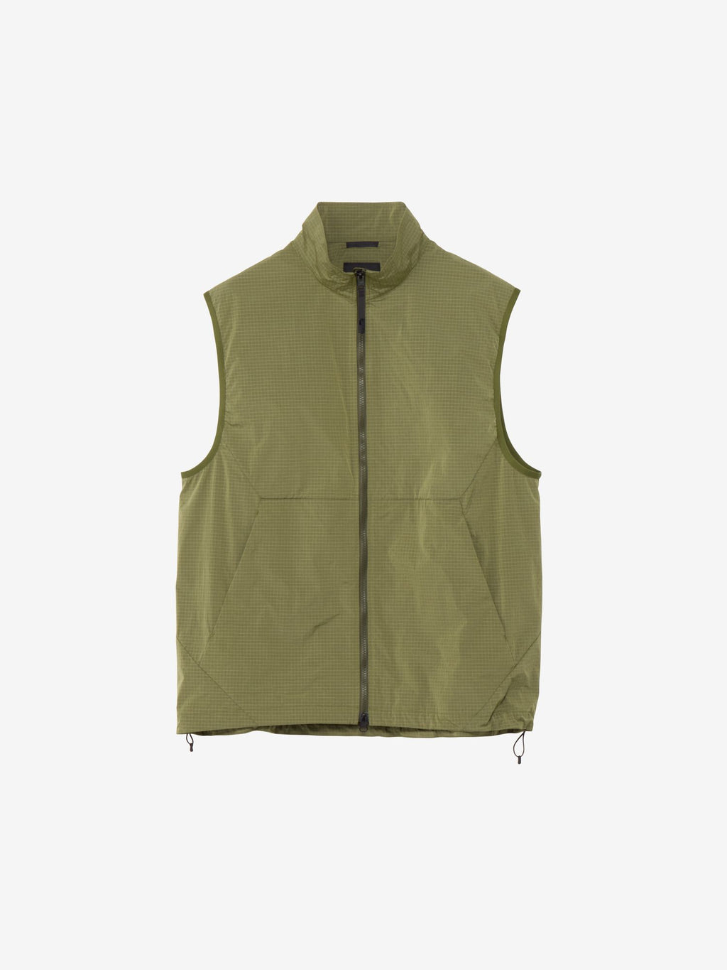 Dope Dyed Ripstop Wind Vest (Unisex) - Olive