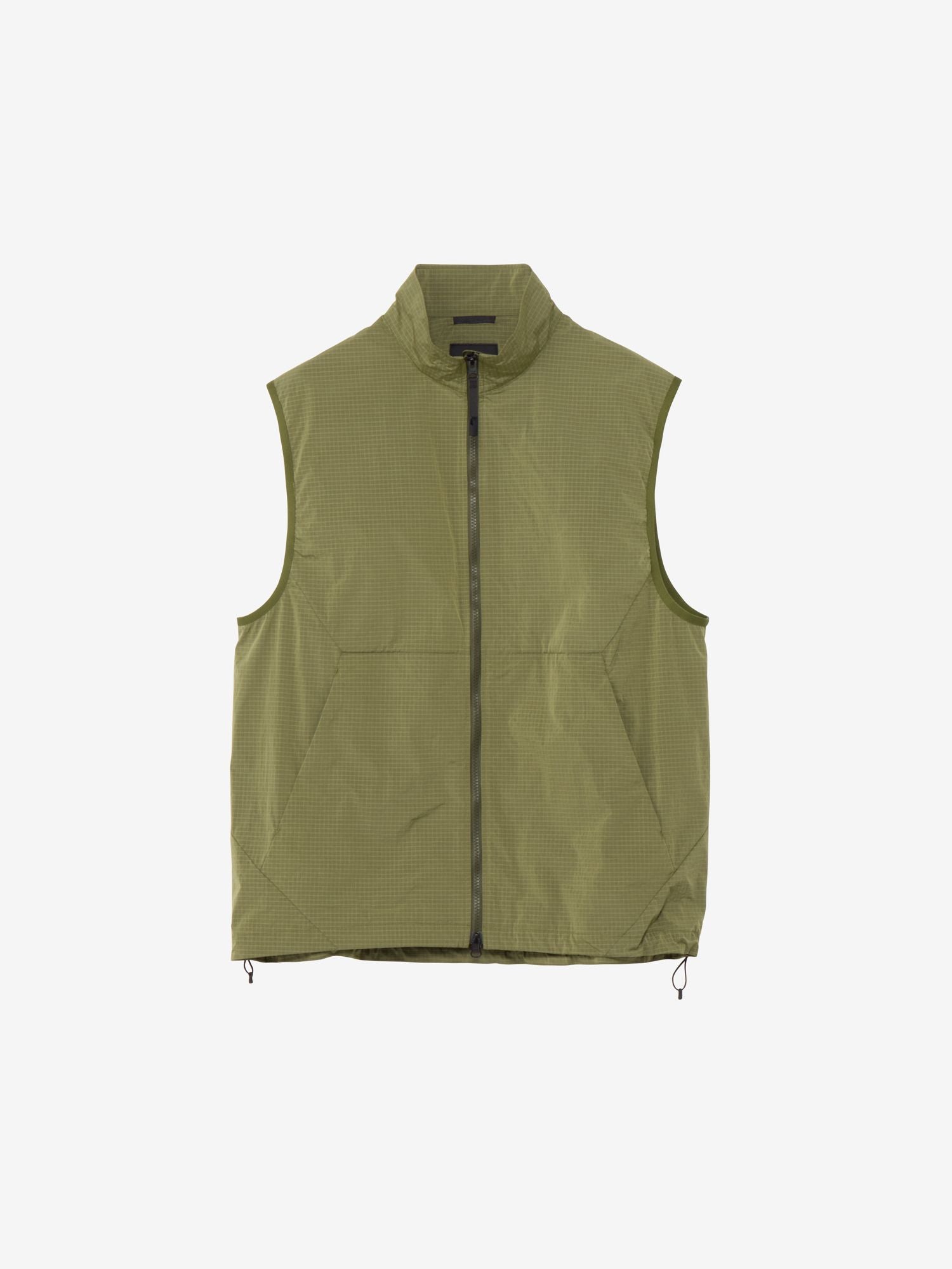 Dope Dyed Ripstop Wind Vest (Unisex) - Olive
