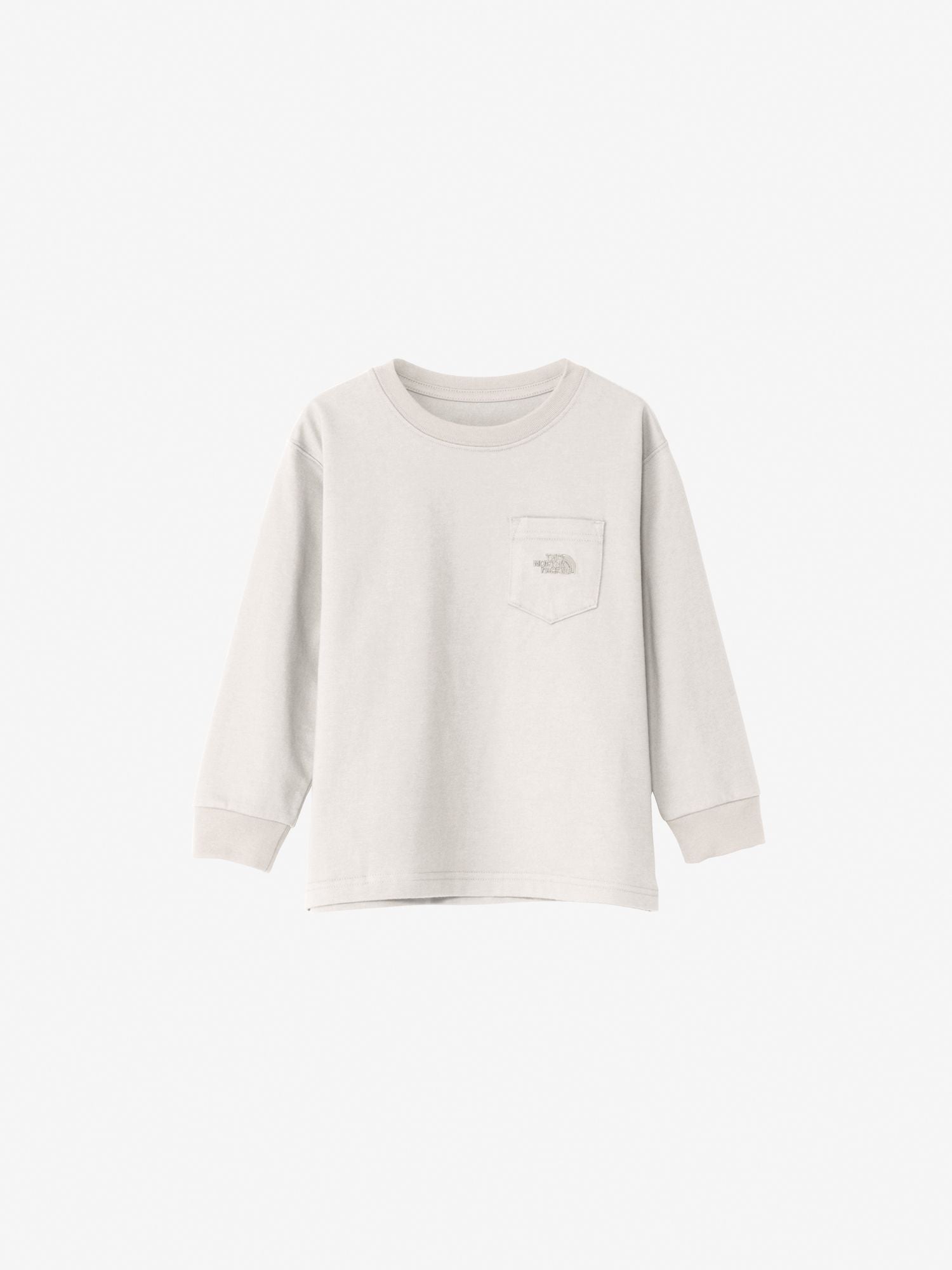 Toddler Long Sleeve Pocket Logo Tee (Kids) - Off-white