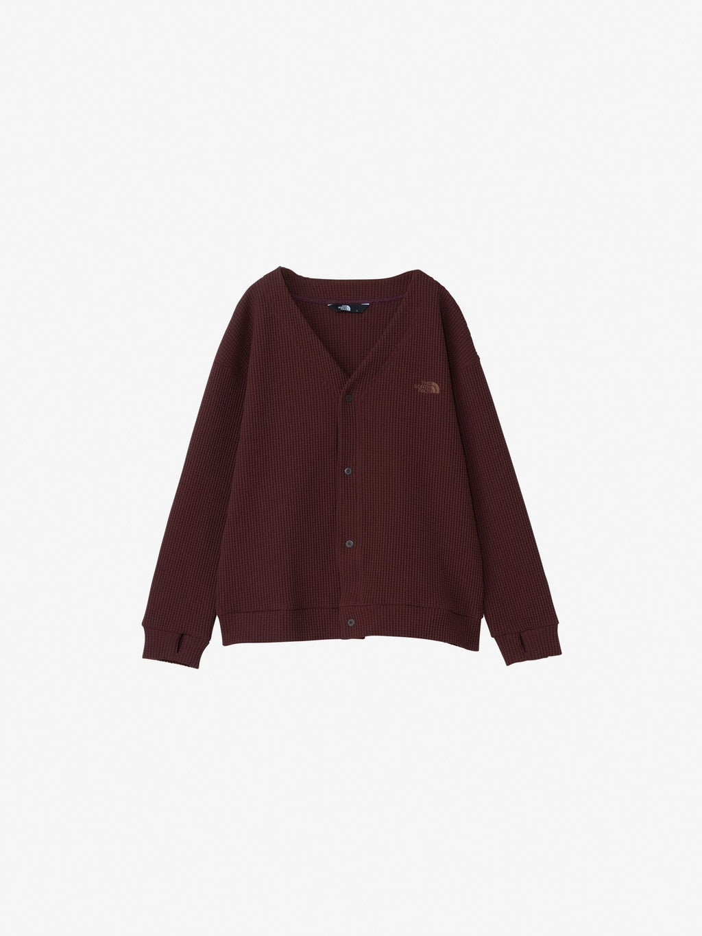 Waffle Cardigan (Kids) - Sequoia Red