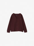 Waffle Cardigan (Kids) - Sequoia Red