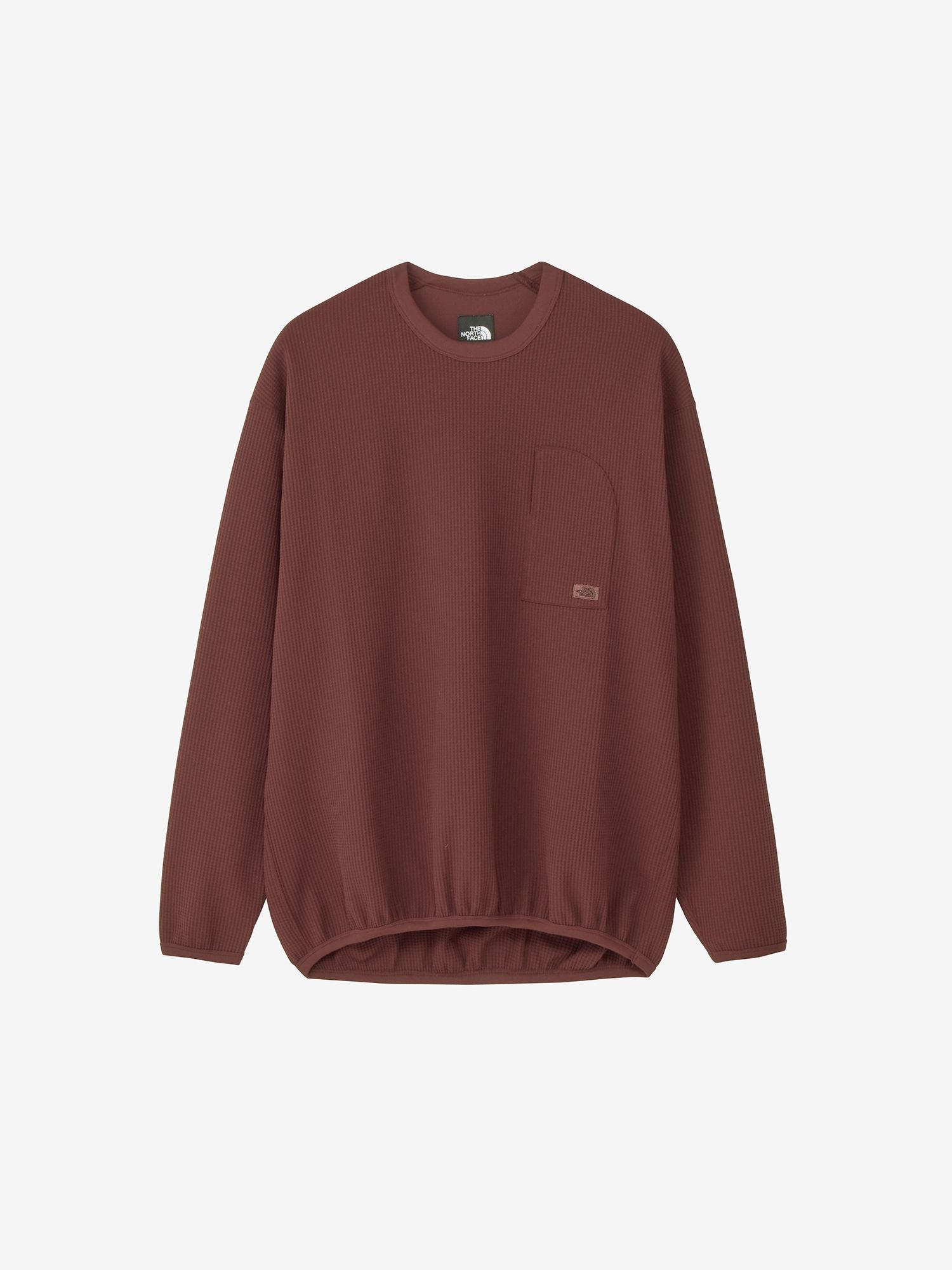 Enride Waffle Crew (Unisex) - Sequoia Red