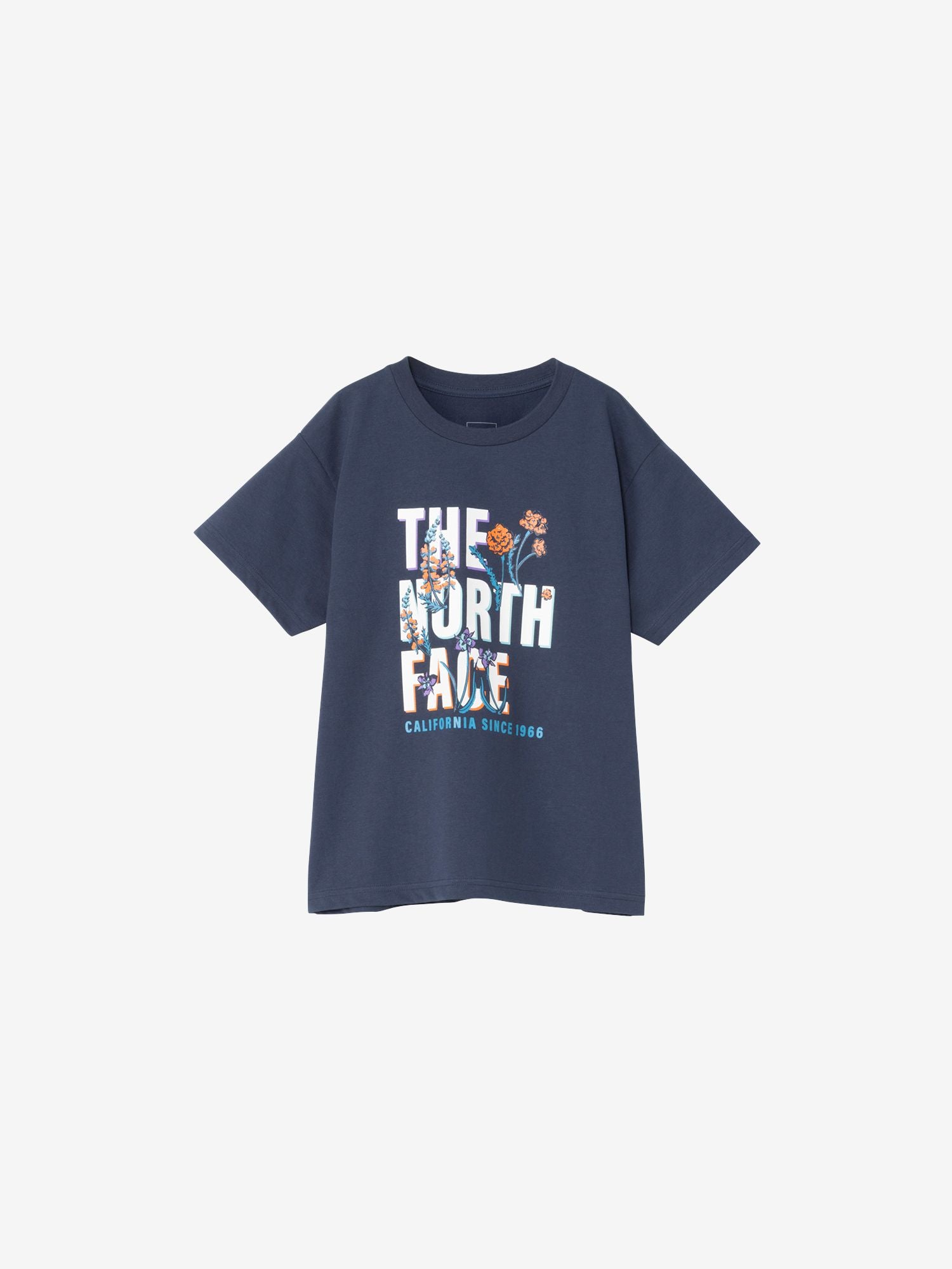 Short Sleeve Flower Graphic Tee (Kids) - Urban Navy
