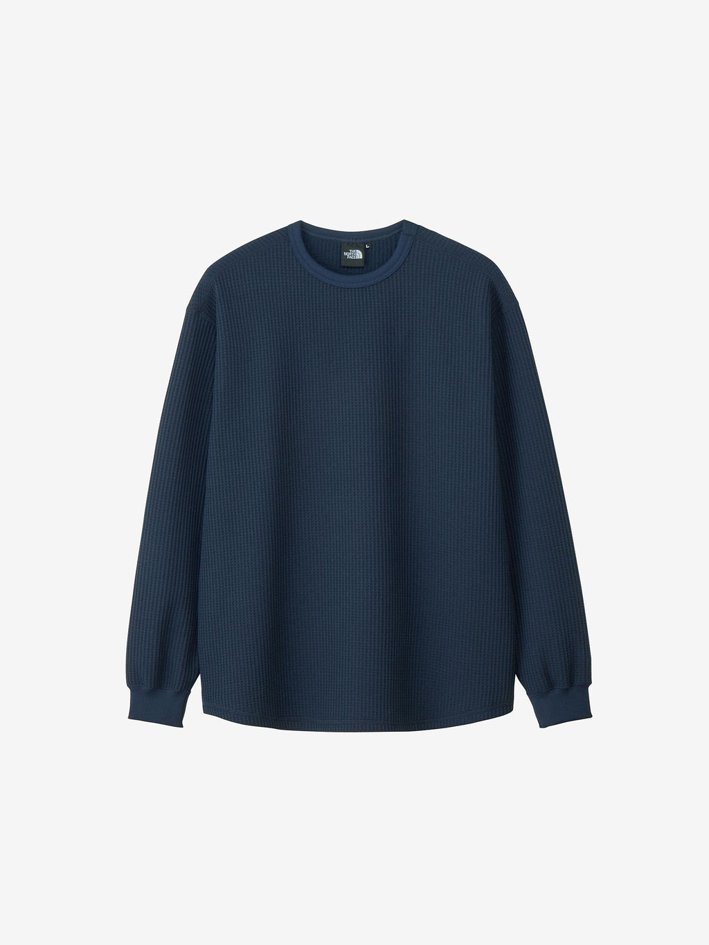Long Sleeve Warm Waffle Crew (Unisex) - Urban Navy