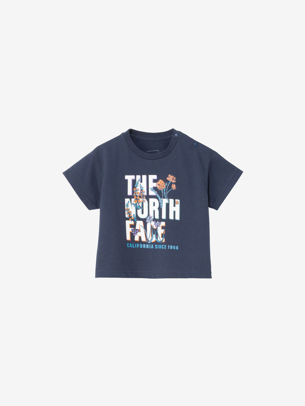 Short Sleeve Flower Graphic Tee (Baby) - Urban Navy