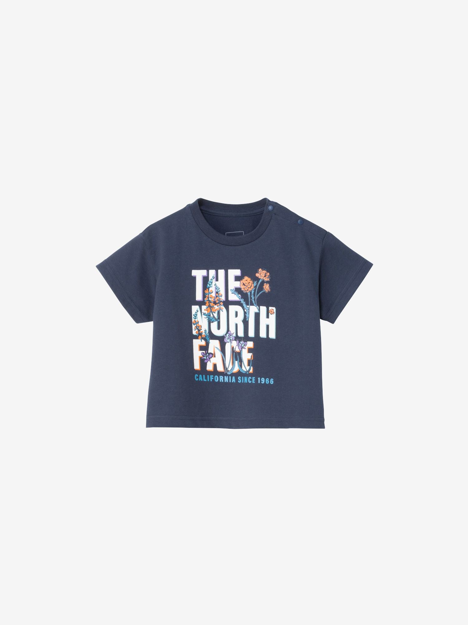 Short Sleeve Flower Graphic Tee (Baby) - Urban Navy