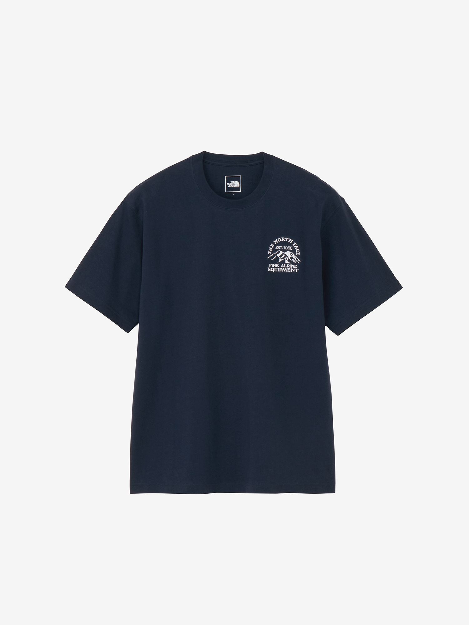 Short Sleeve Fine Alpine Mountain Tee (Unisex) - Urban Navy