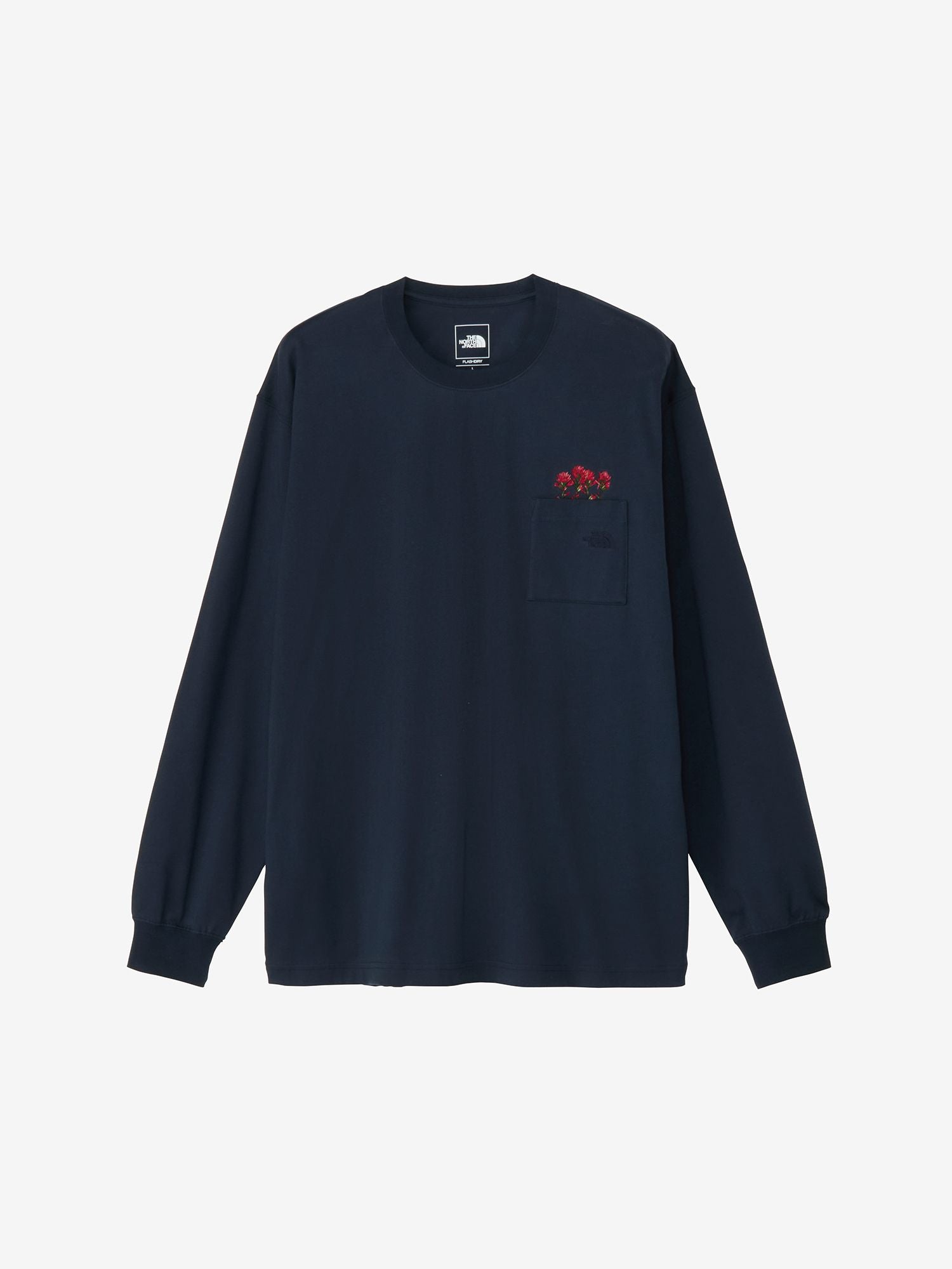 Long Sleeve Flash Dry Flower Logo Tee (Unisex) - Urban Navy