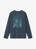 Long Sleeve ES Climbing Logo Tee (Women's) - Urban Navy