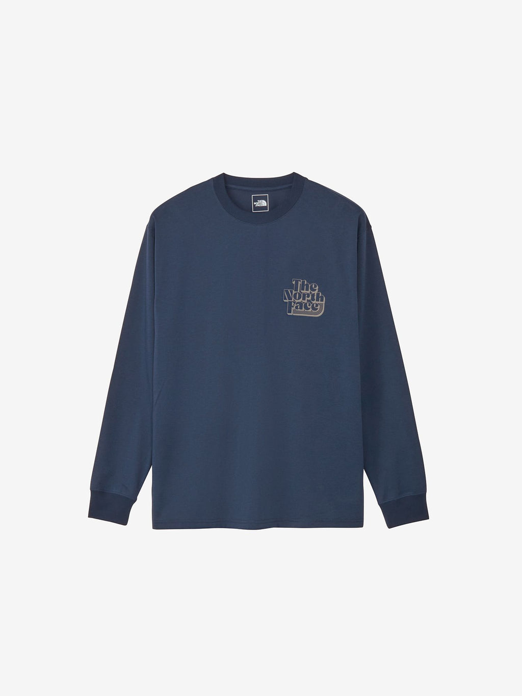 Long Sleeve Free Lang Graphic Crew (Unisex) - Urban Navy
