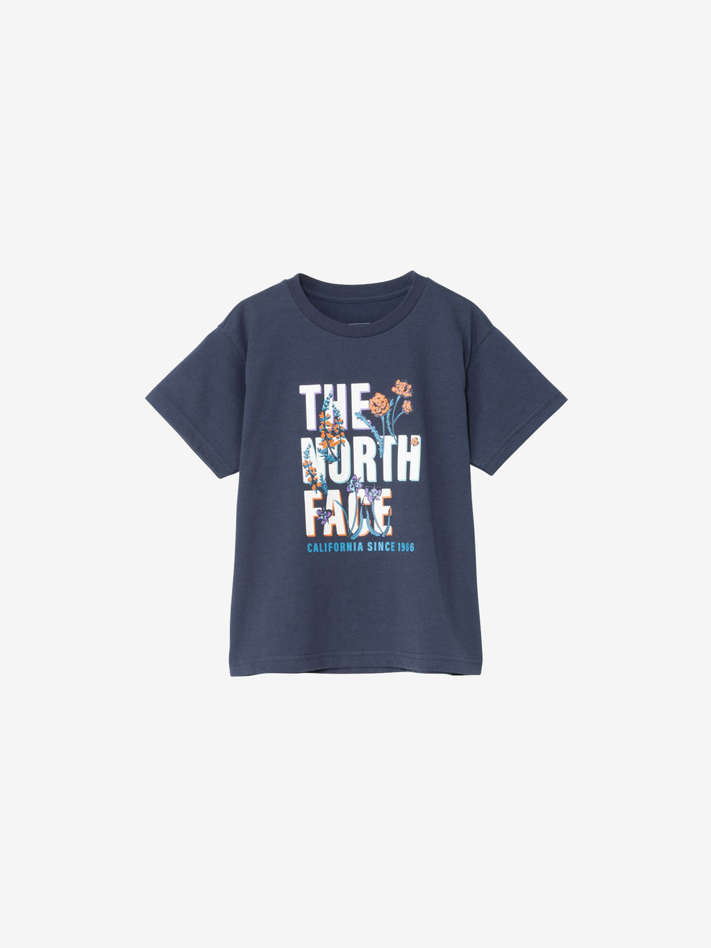 Toddler Short Sleeve Flower Graphic Tee (Kids) - Urban Navy