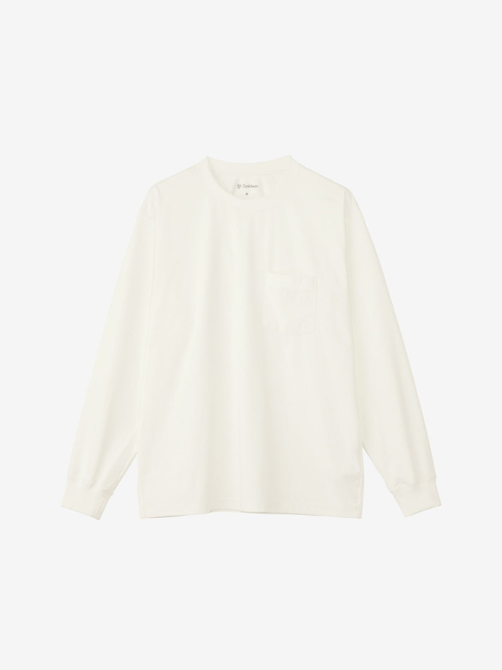 Oversized Pocket Long Sleeve T-Shirt (Unisex) - White