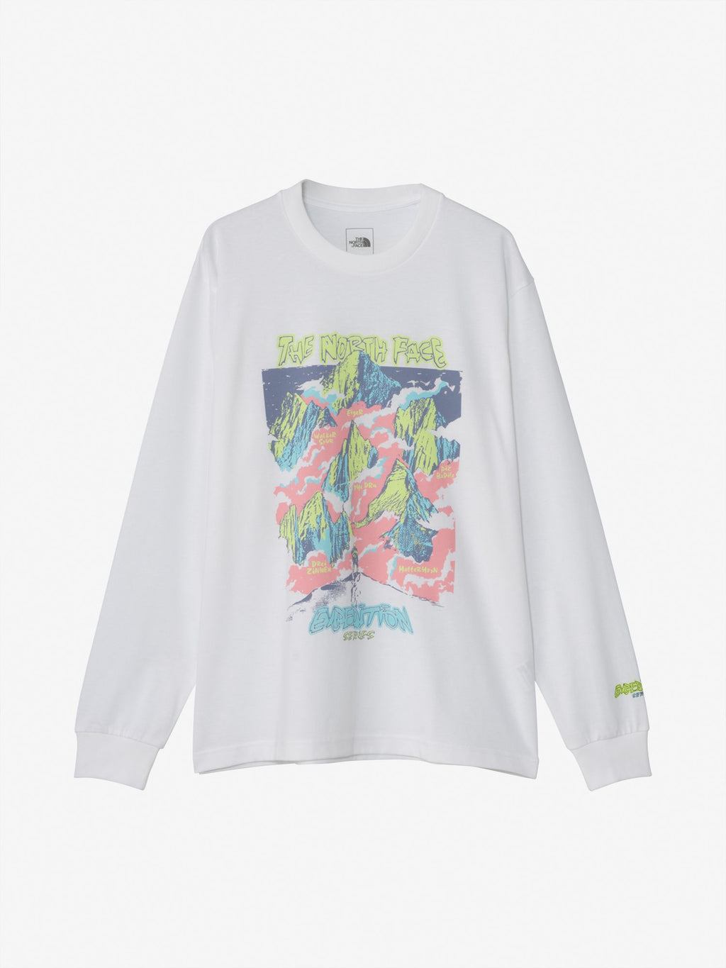 Long Sleeve Expedition Graphic Tee (Unisex) - White2