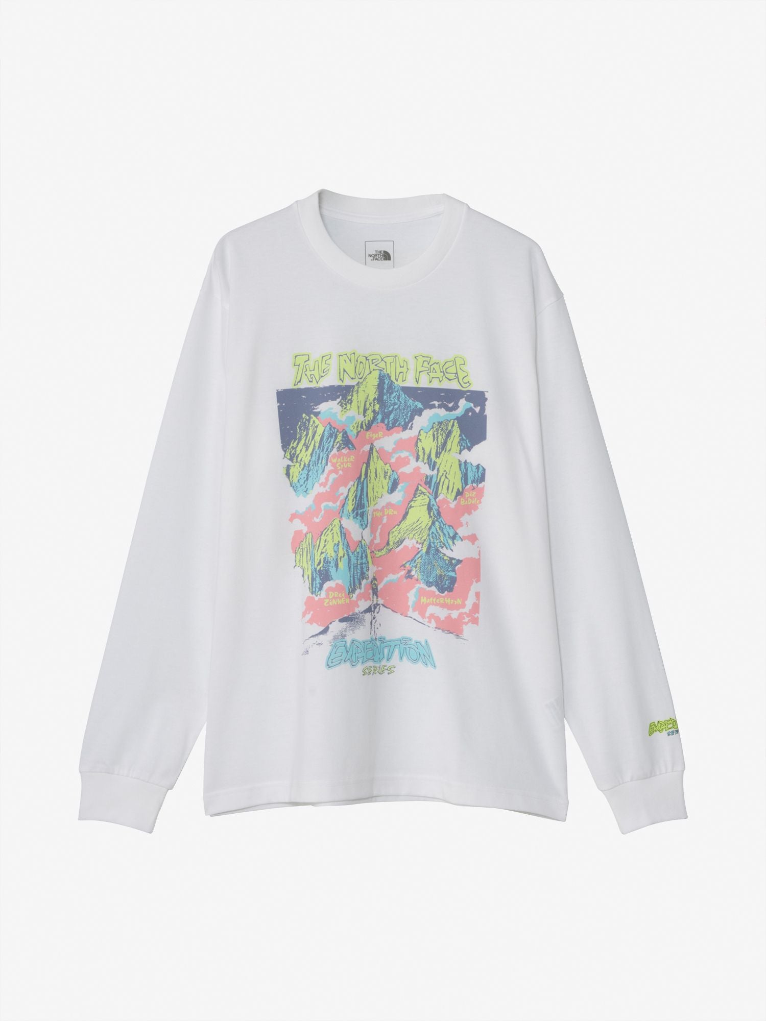 Long Sleeve Expedition Graphic Tee (Unisex) - White2
