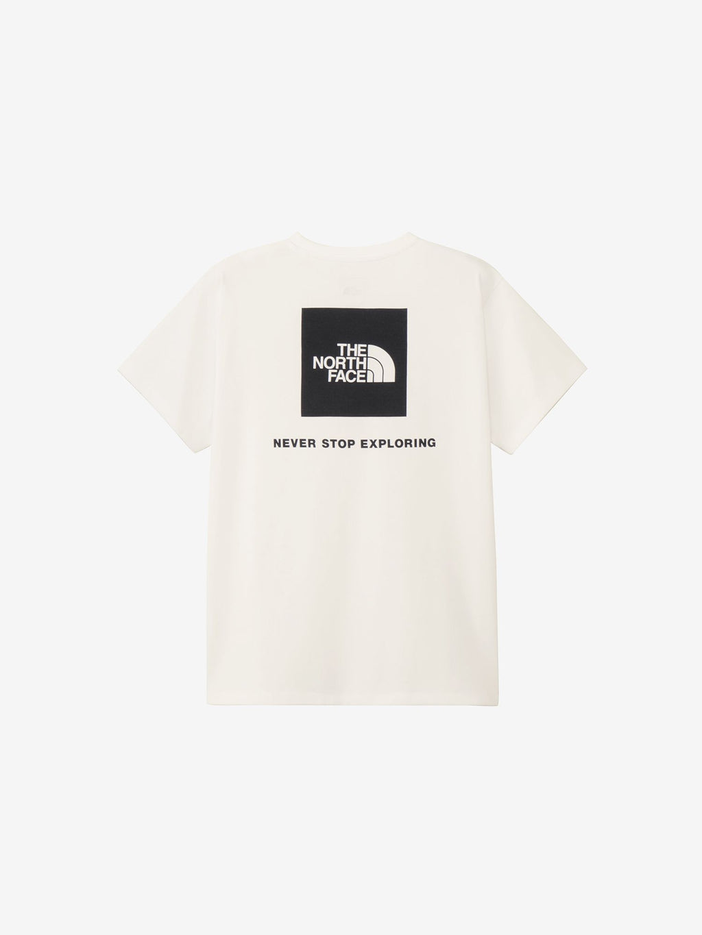 Short Sleeve Back Square Logo Tee (Women's) - White