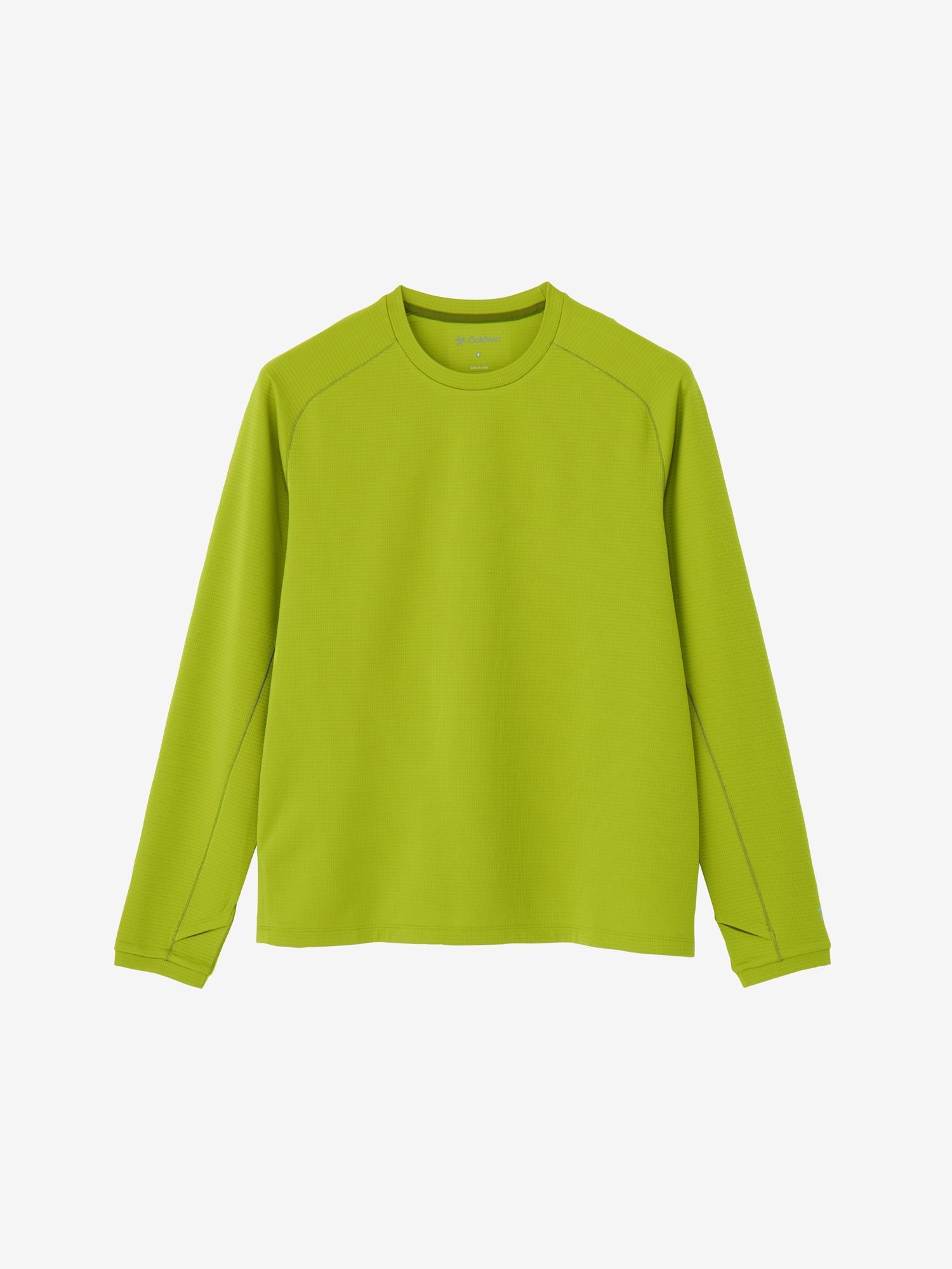 Dual Layered Long Sleeve T-shirt (Unisex) - Yellow Beryl
