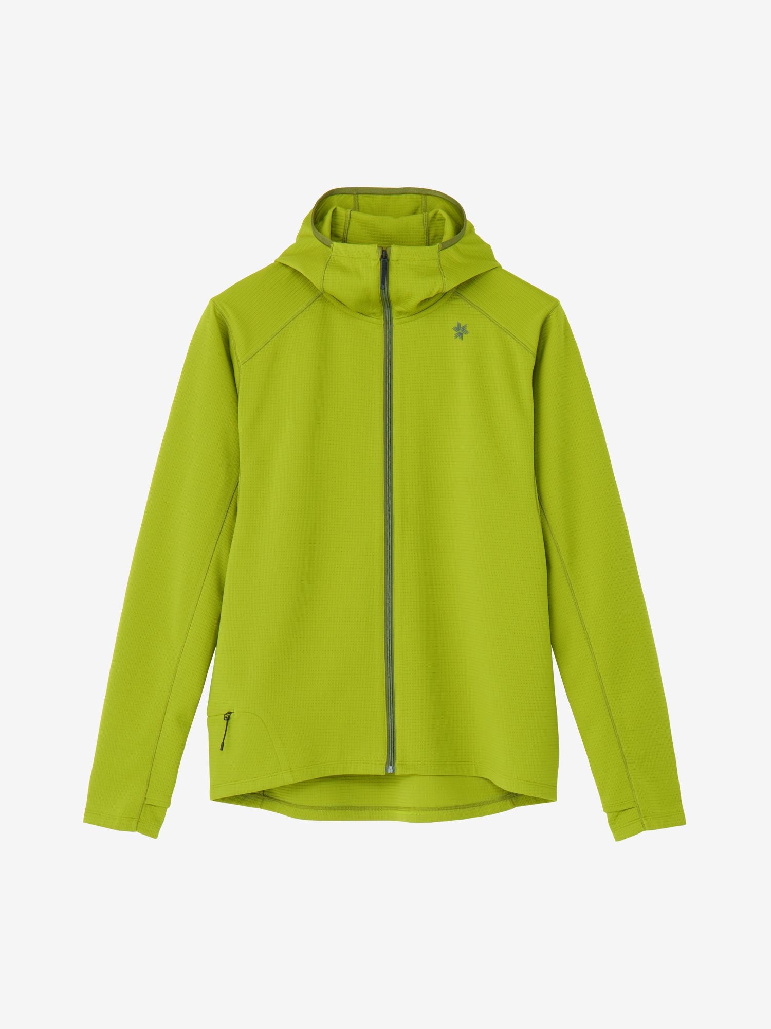 Dual Layered Long Sleeve Hoodie (Unisex) - Yellow Beryl