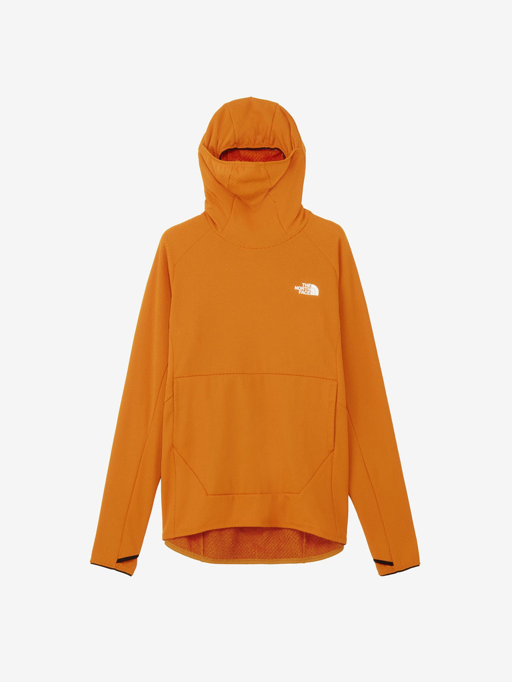 Carl Side Grid Hoodie (Unisex) - Yam Orange